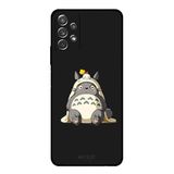 Samsung Galaxy A52 İle Uyumlu Siyah Forest Giant Desenli Silikon Kılıf
