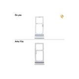 Samsung Galaxy A52 Sim İç Yuvası Çiftli İle Uyumlu Beyaz Çiftli Sim Yuvası İkili Sim Tepsisi Çiftli Sim Aparatı Dual Sim Çekmecesi