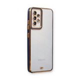 Samsung Galaxy A53 5G Kılıf Liva Lens Silikon - Mavi
