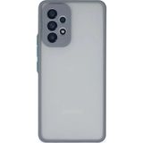 Samsung Galaxy A53 5G Kılıf Montreal Silikon Kapak - Gri-(5796)