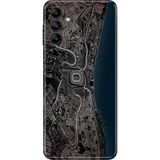 Samsung Galaxy A54 Kılıf Desenli Baskılı Tpu Rubber Kapak Siyah Beyaz Stadyum - 001-Renkli
