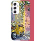 Samsung Galaxy A54 Uyumlu Sarı Mobilet Baskılı Silikon Kılıf