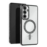 Samsung Galaxy A55 5g Joke Simli Magneticsafe Kılıf - Siyah