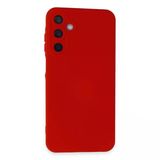 Samsung Galaxy A55 5G Kılıf Nano İçi Kadife Silikon - Kırmızı
