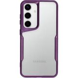 Samsung Galaxy A55 Kılıf Darbe Önleyici Kenar Renkli Silikon Kapak - Mor
