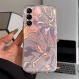 Samsung Galaxy A55 Uyumlu Kılıf Zebana Pink Heart Silikon Kılıf Pembe
