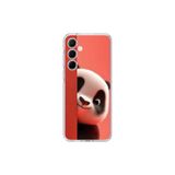 Samsung Galaxy A55 Uyumlu Şeffaf Kılıf 4 Peluş Panda Tasarımlı