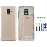 Samsung Galaxy A6 - Sm-A600f Full Kasa Arka Kapak Takim Gold - Tamır Setı