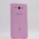 Samsung Galaxy A7 2015 Kılıf Ultra İnce Silikon Kapak 0.2 Mm Pembe