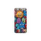 Samsung Galaxy A7 2018 ile Uyumlu Grafiti Dream Street Tasarımlı Şeffaf Silikon Kılıf