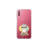 Samsung Galaxy A7 2018 ile Uyumlu Splash Mirket Tasarımlı Şeffaf Silikon Kılıf