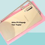Samsung Galaxy A7 A750 (2018) Uyumlu Full Kasa Arka Kapak Batarya Kapağı - Gold