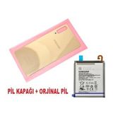 Samsung Galaxy A7 A750 Arka Pil Batarya Kapağı + PİL (CAM) GOLD