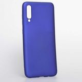 Samsung Galaxy A70 Kılıf Soft ve Pürüzsüz Yüzey Ipeksi Silikon Kapak Hopy - Saks Mavi