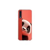 Samsung Galaxy A70 Uyumlu Şeffaf Kılıf 4 Peluş Panda Tasarımlı