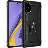Samsung Galaxy A71 (A715F) Yüzüklü Tank Kılıf Siyah