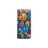 Samsung Galaxy A71 ile Uyumlu Grafiti Dream Street Tasarımlı Şeffaf Silikon Kılıf