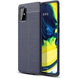 Samsung Galaxy A71 Kılıf Deri Görünümlü Silikon Zipax-Zr-Niss