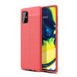 Samsung Galaxy A71 Kılıf Focus Derili Kamera Korumalı Silikon Kılıf
