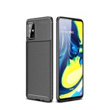 Samsung Galaxy A71 Kılıf Focus Karbon Kamera Korumalı Silikon Kılıf