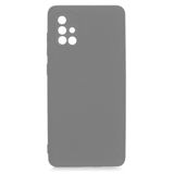 Samsung Galaxy A71 Kılıf Premium Rubber Silikon - Gri SE1658