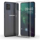 Samsung Galaxy A71 Kılıf Şeffaf Ince Esnek Silikon Kılıf Zipax-Süper