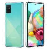 Samsung Galaxy A71 Kılıf Uyumlu Darbeye Dayanıklı 2.0 Mm İnce Şeffaf Silikon Kapak