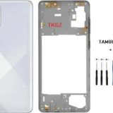 Samsung Galaxy A71 - Sm-A715f Full Kasa Arka Kapak Takim Beyaz - Tamır Setı