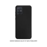 Samsung Galaxy A71 Uyumlu Kamera Korumalı Darbeye Dayanıklı Renk Atmayan Fab Silikon Kılıf Siyah