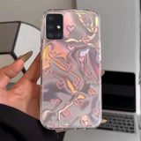 Samsung Galaxy A71 Uyumlu Kılıf Zebana Pink Heart Silikon Kılıf Pembe