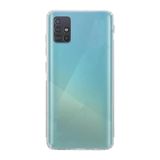 Samsung Galaxy A71 Uyumlu Lüx Desenli Şeffaf Silikon Kılıf ŞEFFAF