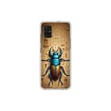 Samsung Galaxy A71 Uyumlu Şeffaf Kılıf Antik Mısır 3 Tasarımlı