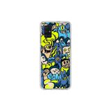 Samsung Galaxy A71 Uyumlu Şeffaf Kılıf Graffiti 11 Tasarımlı