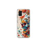 Samsung Galaxy A71 Uyumlu Şeffaf Kılıf Graffiti 5 Tasarımlı
