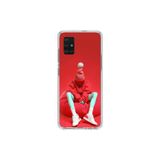 Samsung Galaxy A71 Uyumlu Şeffaf Kılıf No Face 7 Tasarımlı