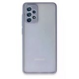 Samsung Galaxy A72 Kılıf Montreal Silikon Kapak - Gri-(5796)