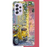 Samsung Galaxy A72 Uyumlu Sarı Mobilet Baskılı Silikon Kılıf