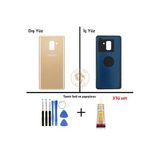 Samsung Galaxy A8 2018 A530 Gold Renk Uyumlu Arka Kapak + Tamir Seti + B7000 Yapıştırıcı Arka Cam Batarya Kapağı Pil Kapağı Lazer Kesim Back Cover Galaxy A8 2018 Uyumlu