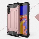 Samsung Galaxy A9 2018 ile uyumlu Çİft Katman Koruyucu Crash Military Tank Kılıf - Rose Gold