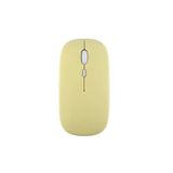 Samsung Galaxy A9 Plus X210 ile Uyumlu Şarj Edilebilir Tablet Kablosuz Bluetooth Mouse Sarı