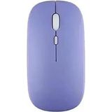 Samsung Galaxy A9 X110 ile Uyumlu Şarj Edilebilir Tablet Kablosuz Bluetooth Mouse Lavanta