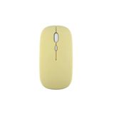 Samsung Galaxy A9 X110 ile Uyumlu Şarj Edilebilir Tablet Kablosuz Bluetooth Mouse Sarı