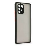 Samsung Galaxy A91 / S10 Lite Kılıf Montreal Silikon Kapak - Siyah-(5796)