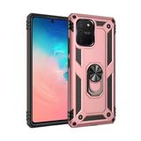 Samsung Galaxy A91 / S10 Lite Kılıf Sofya Yüzüklü Silikon Kapak - Rose-(5796)