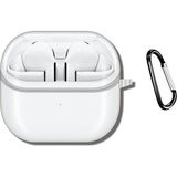 Samsung Galaxy Buds 3 Pro Kaliteli Silikon Kulaklık Kılıfı Kabı - Şeffaf