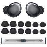 Samsung Galaxy Buds Pro Kulaklık için 6 Çift Yedek Kulaklık Ucu, Silikon Uçlu Kulaklık Ucu Seti, L/M/S Kulak Tıkacı Yedek Aksesuarları-Siyah