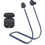 Samsung Galaxy Buds2 ile Uyumlu/galaxy Buds2 Pro ile Uyumlu Yumuşak Güçlü Silikon Özel Kaymaz Tasarım Spor Kaybolmaya Karşı Kulaklık Aksesuarları Boyun Ipi Lacivert
