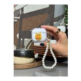 Samsung Galaxy Buds3 - Samsung Galaxy Buds3 Pro İle Uyumlu Kılıf Figürlü Silikon Kılıf (sarı sünger)