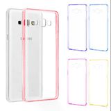 Samsung Galaxy E7 (E700) Color Curve Silikon Arka Kapak / Kilif