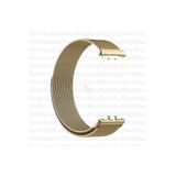 Samsung Galaxy Fit 3 Metal Hasır Kordon Güçlü Mıknatıs Gold